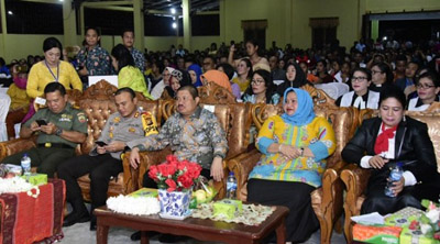 Hadiri Perayaan Natal, Ini Harapan Bupati Kepada Umat Kristiani 